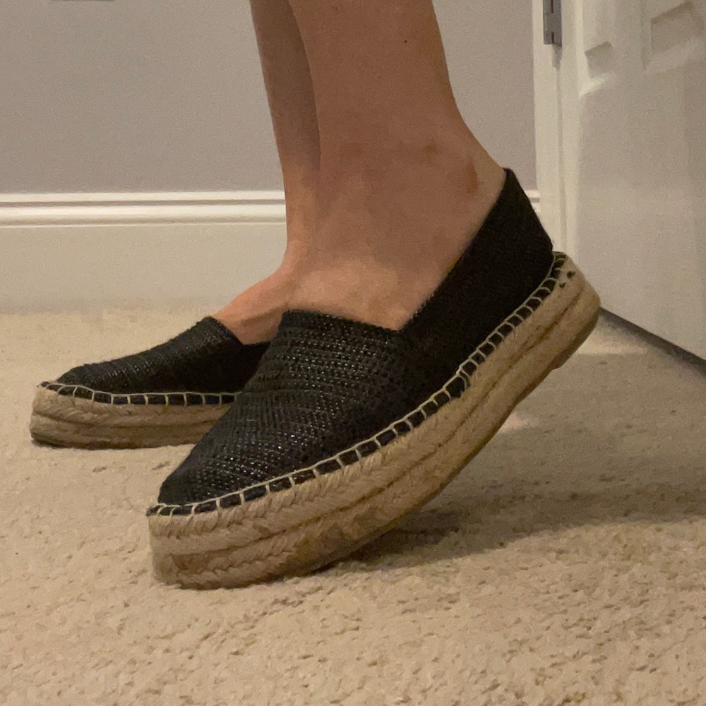Zara platform Raffia espadrilles - Picture 2 of 7
